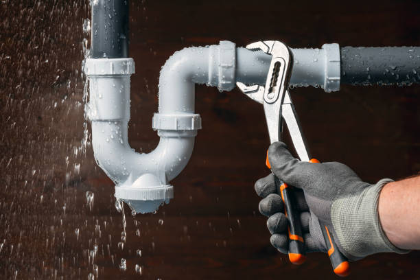 Professional Emergency Plumber technician working in Kaneville, IL